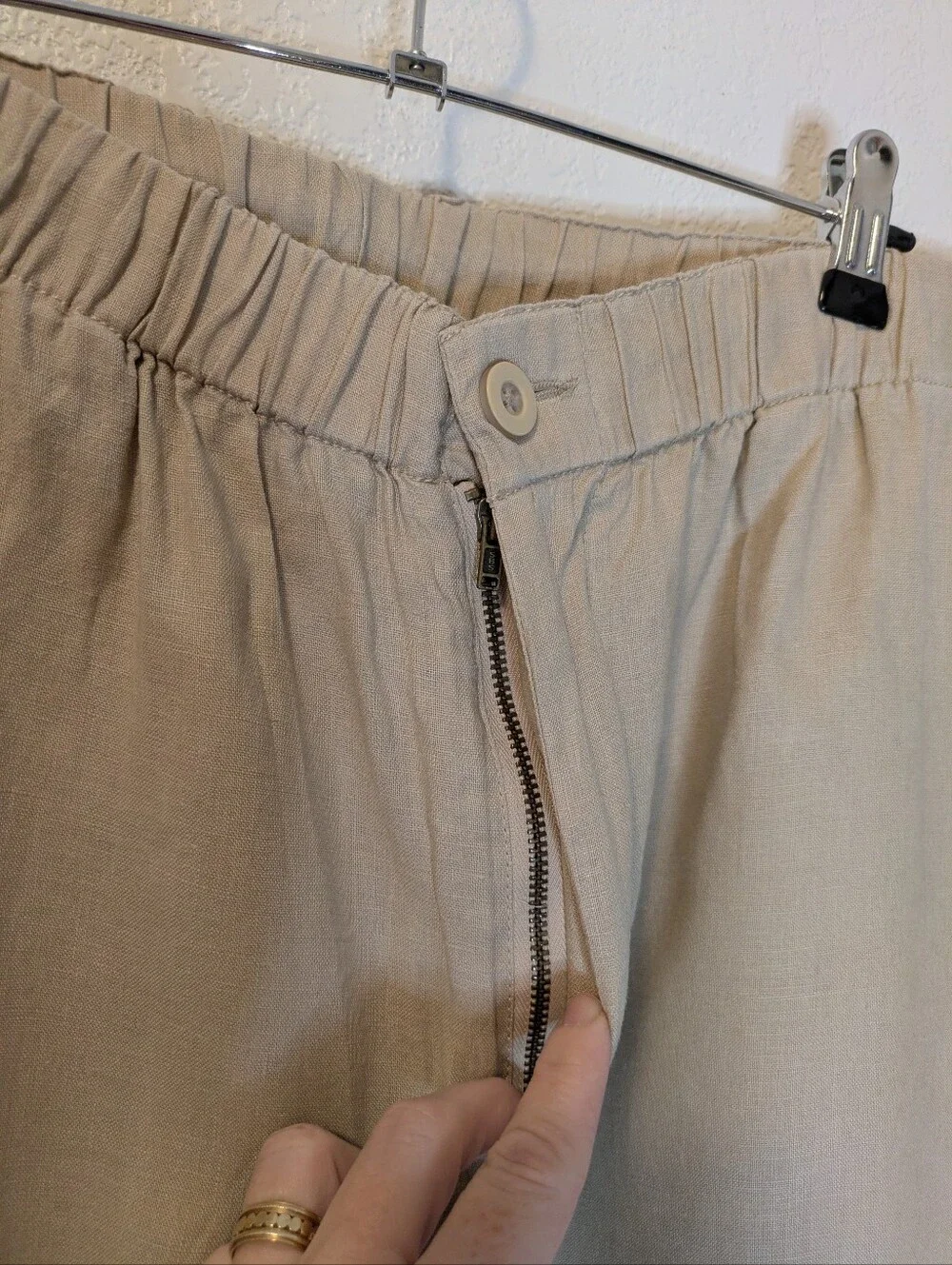 Quince Men's 100% European Linen Pants Driftwood Large L 32